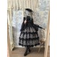 Miss Point Point Garden Embroidered 6-Tier Skirt(Reservation/3 Colours/Full Payment Without Shipping)